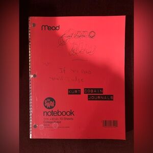 Kurt COBAIN’S Journals softback NEW nirvana
